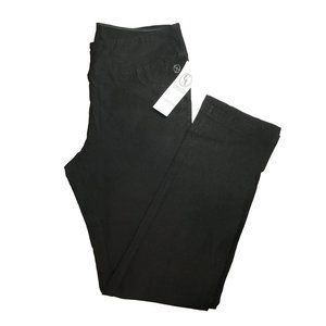 Christine Alexander MEDIUM BLACK Twill Viscose Stretch Dress Pant Slack Career W